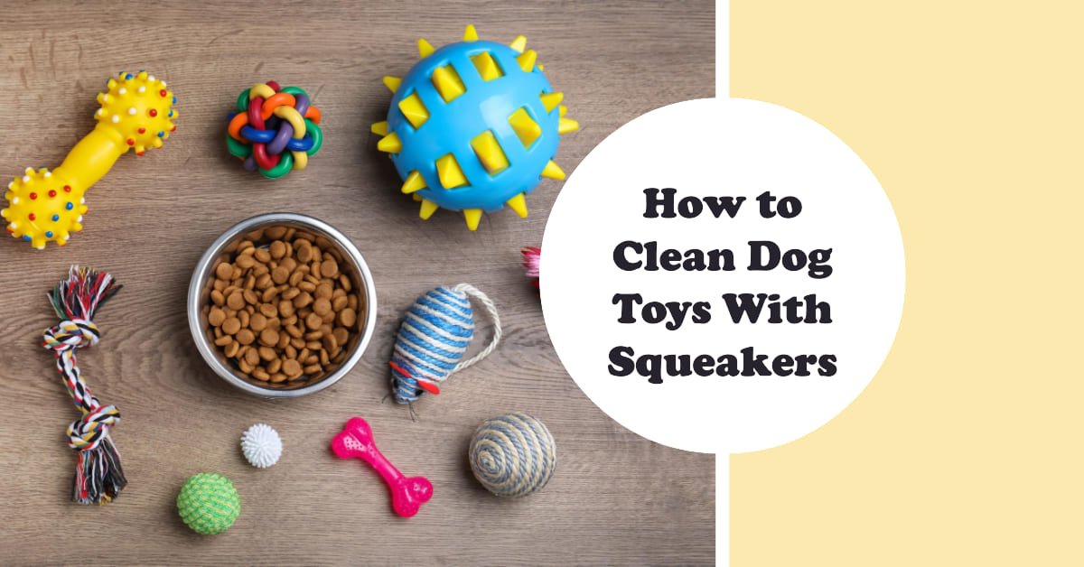 How to Clean Dog Toys with Squeakers