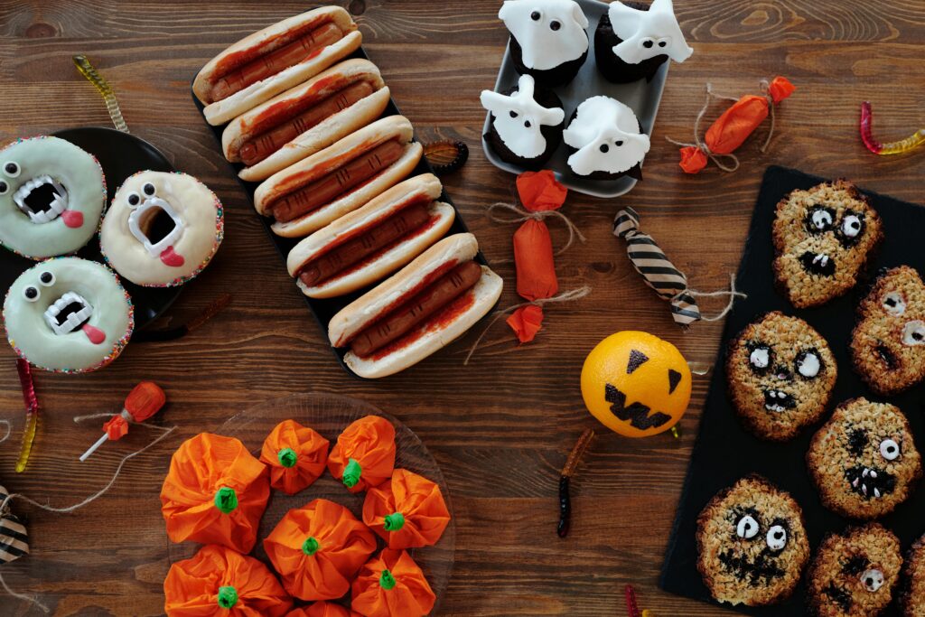 Dog treats on a table